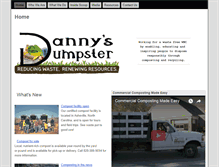 Tablet Screenshot of dannysdumpster.com